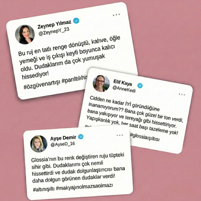 Glossia Kişiye Özel Renk Değiştiren Ruj (Yeni Model)