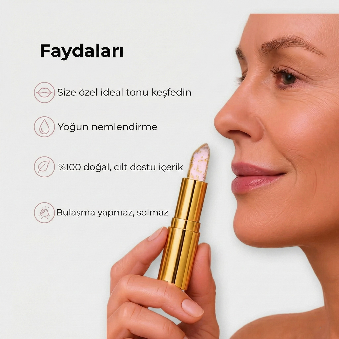 Glossia Kişiye Özel Renk Değiştiren Ruj (Yeni Model)