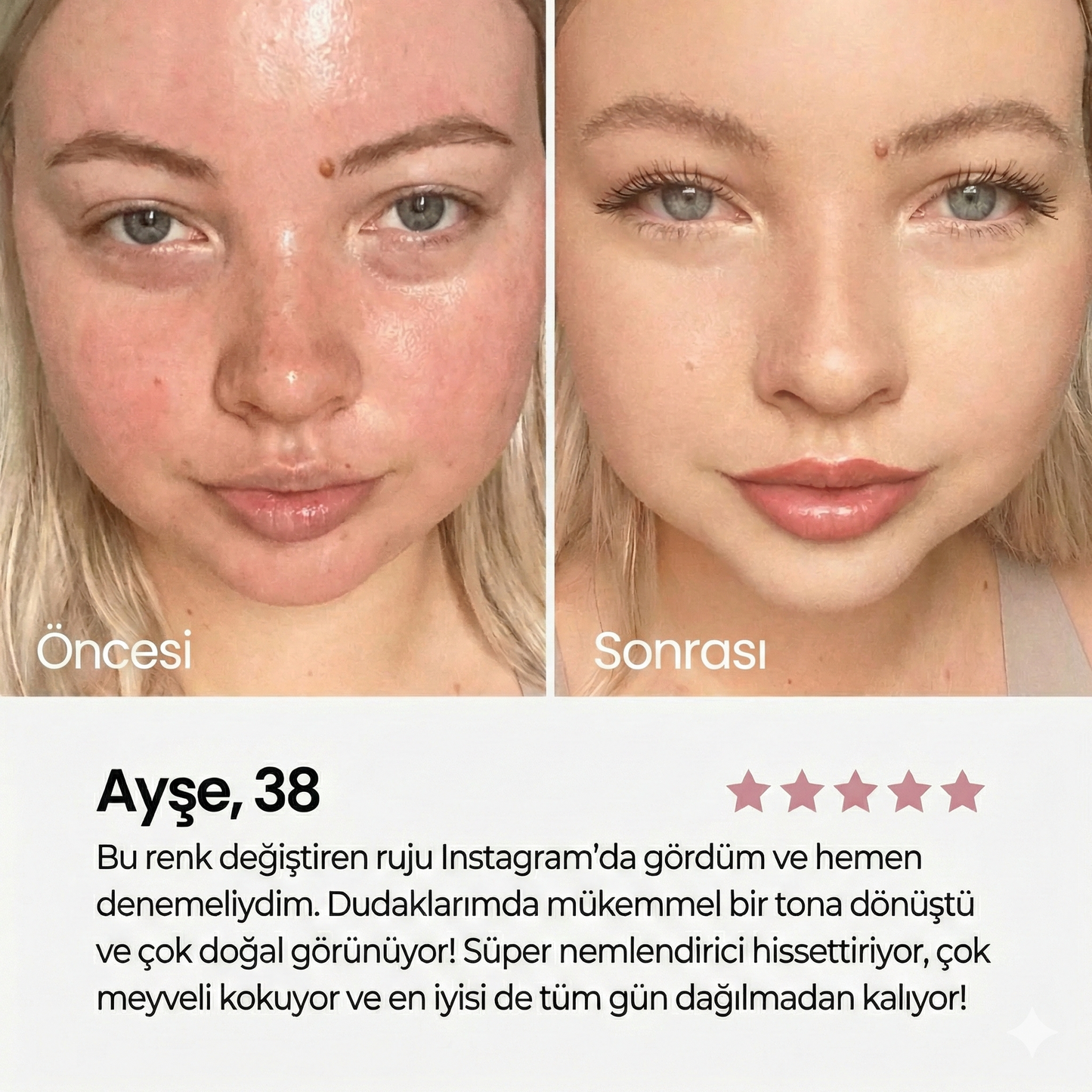 Glossia Kişiye Özel Renk Değiştiren Ruj (Yeni Model)